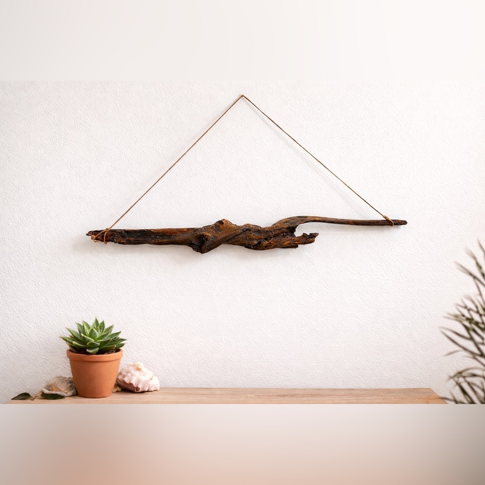 Ocean Wave – One-of-a-Kind Natural Driftwood Wall Sculpture (23”)